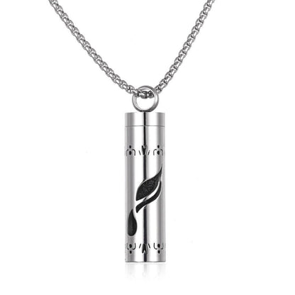 Aromatherapy Pendant Perfume Bottle Essential Oil Titanium Steel - Alsy store