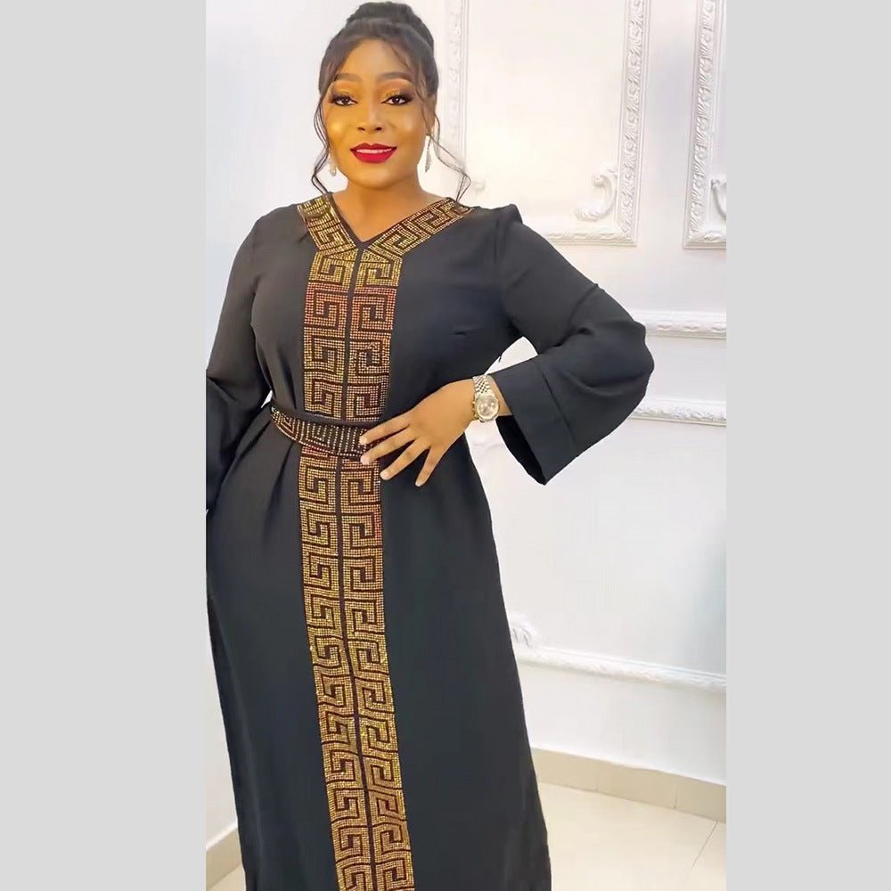 African Ethnic Style Women's Clothing Dress Robe - Alsy store