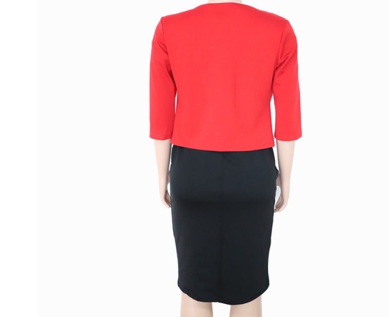 African Woman's Lace Stitching Dress Two - Piece Suit - Alsy store
