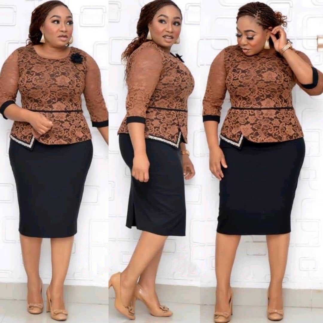 African Women High Quality Lace Party Dress - Alsy store