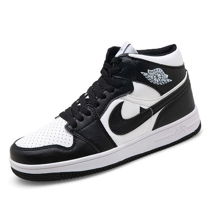 AJ Spring Couple Genuine aj1 Black and White Panda Putian Shoes High - top Air Force One Men's Shoes Basketball Sports Board Shoes0 - Alsy store