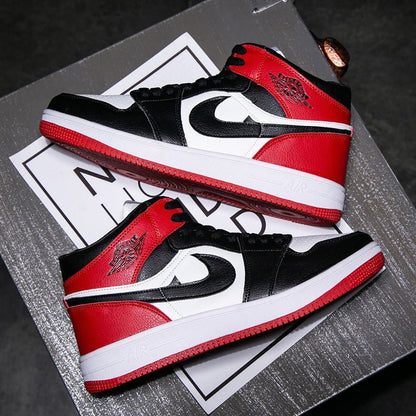 AJ Spring Couple Genuine aj1 Black and White Panda Putian Shoes High - top Air Force One Men's Shoes Basketball Sports Board Shoes0 - Alsy store