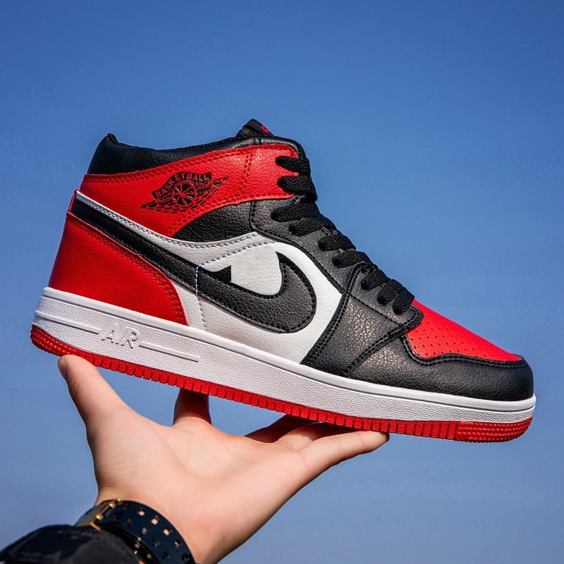 AJ Spring Couple Genuine aj1 Black and White Panda Putian Shoes High - top Air Force One Men's Shoes Basketball Sports Board Shoes0 - Alsy store