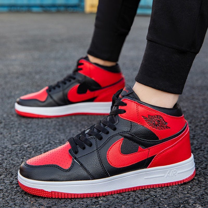 AJ Spring Couple Genuine aj1 Black and White Panda Putian Shoes High - top Air Force One Men's Shoes Basketball Sports Board Shoes0 - Alsy store