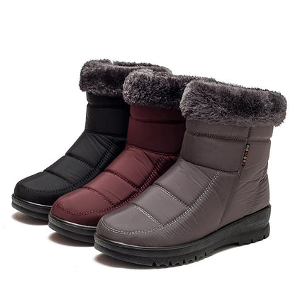 Winter Snow Boots Winter Warm Shoes For Women Low Heel Boots - Alsy store