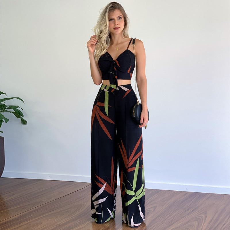 Printed Casual Pants Set For Women - Alsy store