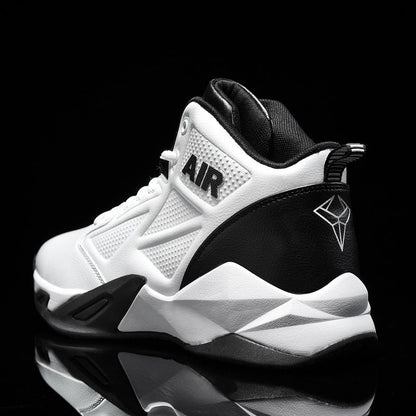 Basketball shoes casual sports running shoes mid top combat boots practical sneakers - Alsy store