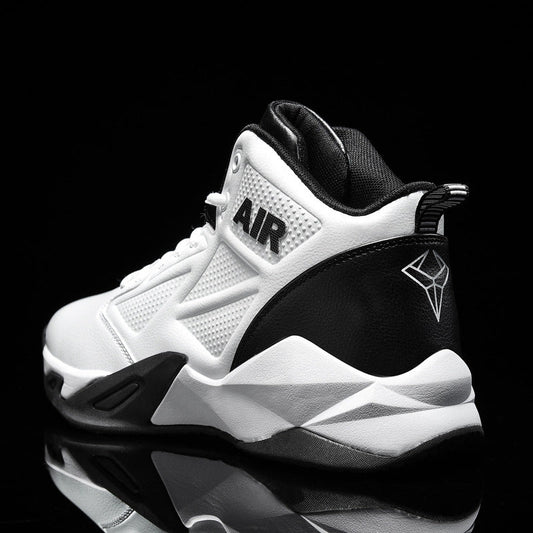 Basketball shoes casual sports running shoes mid top combat boots practical sneakers - Alsy store