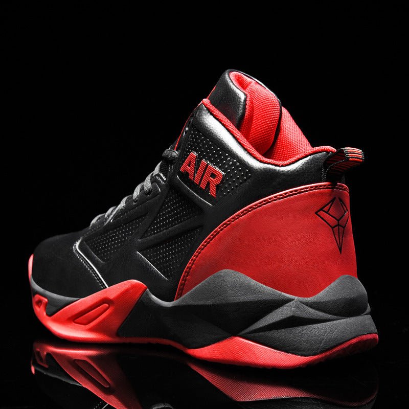 Basketball shoes casual sports running shoes mid top combat boots practical sneakers - Alsy store