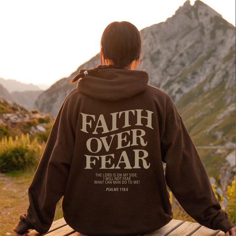 Faith Over Fear Men's And Women's Hoodies Sweater - Alsy store