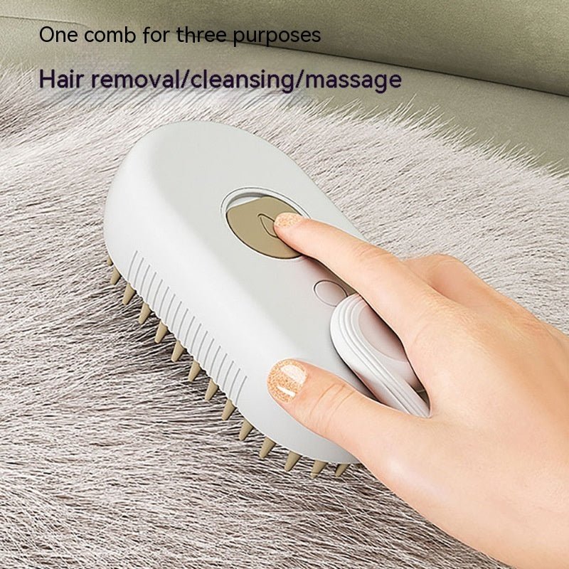 Cat Steam Brush Steamy Dog Brush 3 In 1 Electric Spray Cat Hair Brushes For Massage Pet Grooming Comb Hair Removal Combs Pet Products - Alsy store