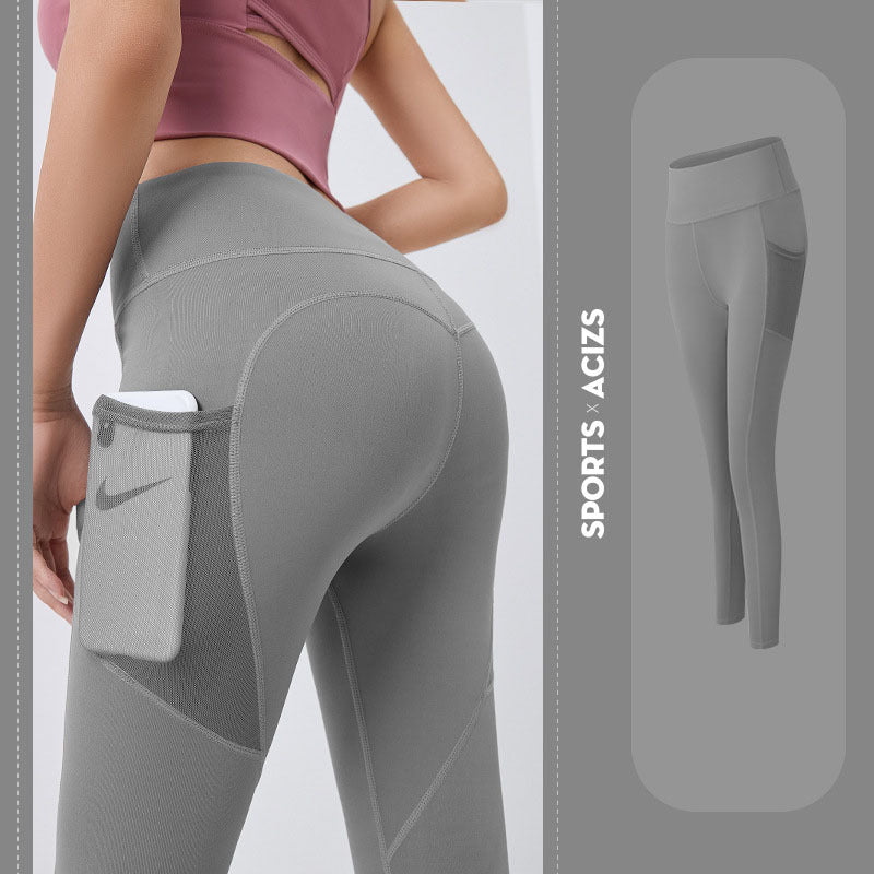 Yoga Pants Women With Pocket Leggings Sport Girl Gym Leggings Women Tummy Control Jogging Tights Female Fitness Pants - Alsy store