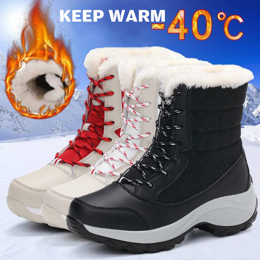 Snow Boots Plush Warm Ankle Boots For Women Winter Shoes - Alsy store