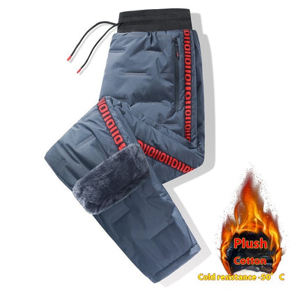 Spring, Autumn And Winter Sports Pants Padded Fleece Trousers