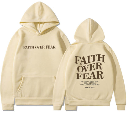 Faith Over Fear Men's And Women's Hoodies Sweater - Alsy store