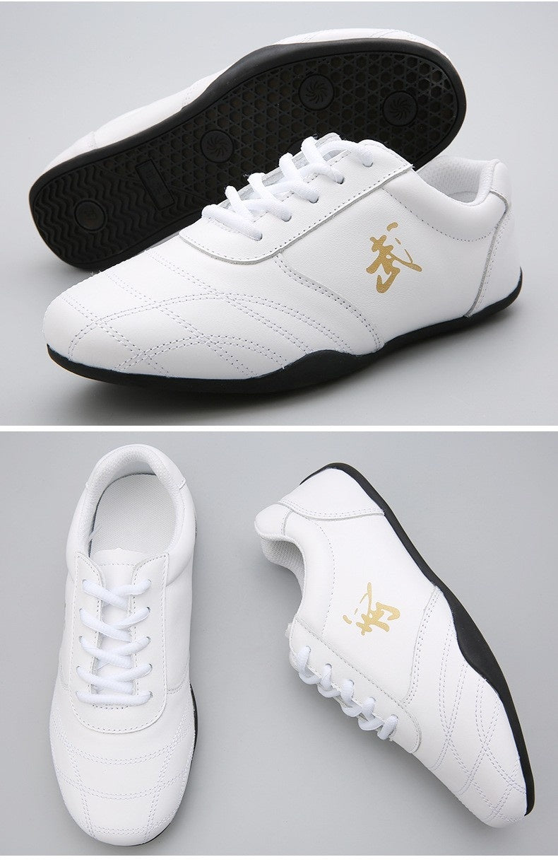 Genuine Leather Professional Male Practice Shoes Tai Chi Martial Arts Shoes