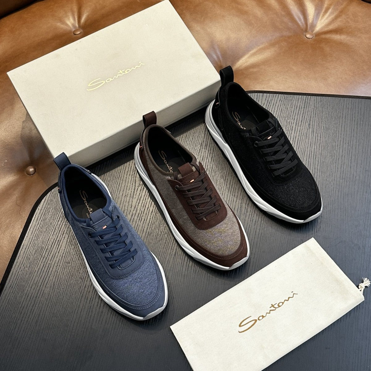 European High - End Men's Casual Sneakers 2025 Spring and Autum New Nubuck Leather Breathable Thick - Soled Height - Increasing Sports Shoes - Alsy store