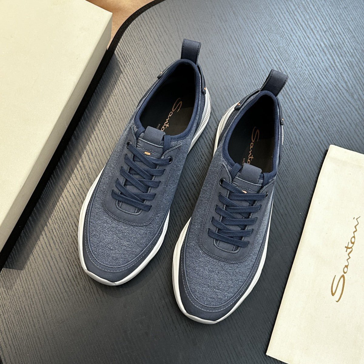 European High - End Men's Casual Sneakers 2025 Spring and Autum New Nubuck Leather Breathable Thick - Soled Height - Increasing Sports Shoes - Alsy store