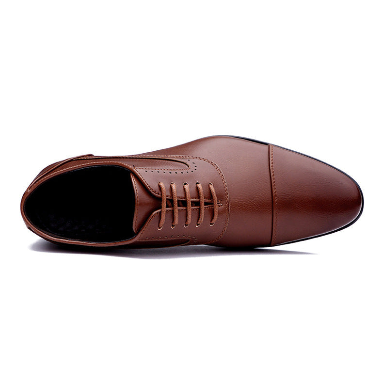 Simple Fashion Trend Casual Leather Shoes For Men