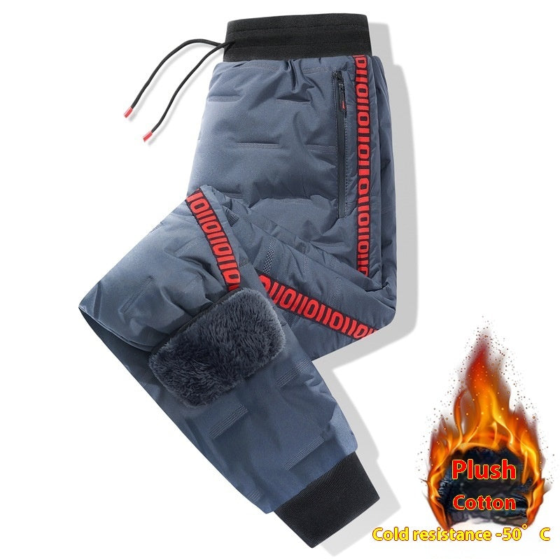 Spring, Autumn And Winter Sports Pants Padded Fleece Trousers