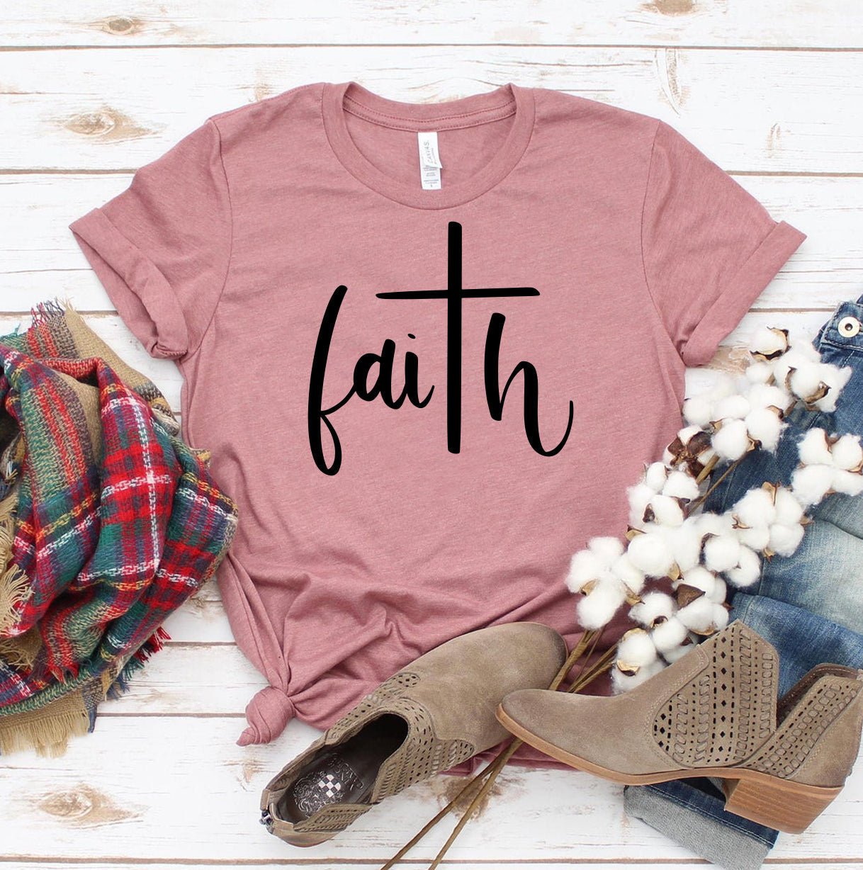 Faith Cross T-Shirt - Alsy store