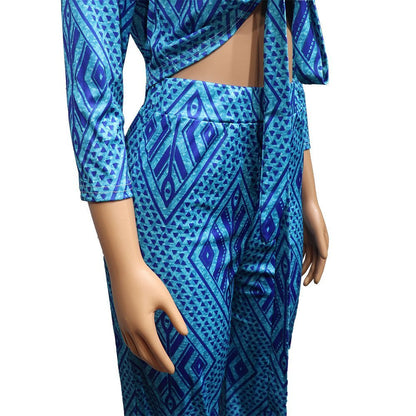 African Women Fashion Tops And Pants Set - Alsy store