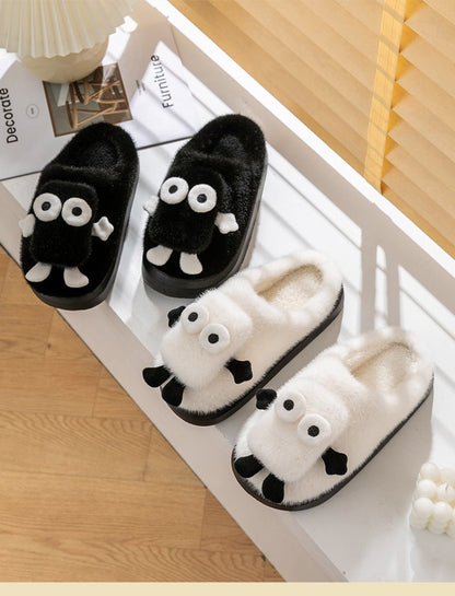 Briquette Couple Household Thermal Cotton Slippers - Alsy store