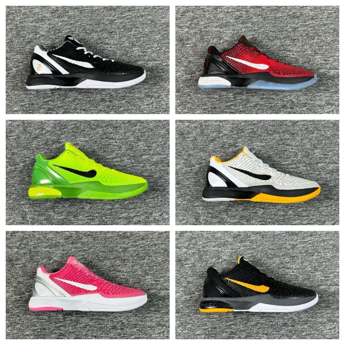 Kobe 6Th Generation Basketball Men's Shoes Kobe7 Full Green Hornet Women's Playoff Ad Black Mamba Boots Zk6 Clown - Alsy store