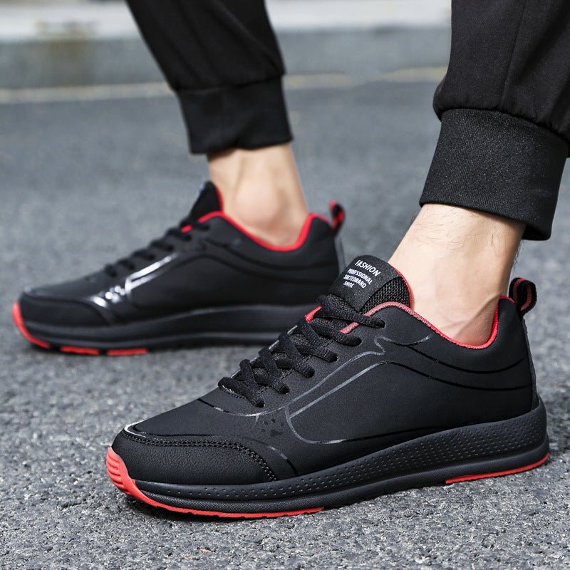 Leather Casual Men's Running Shoes - Alsy store