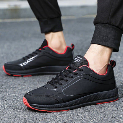 Leather Casual Men's Running Shoes - Alsy store