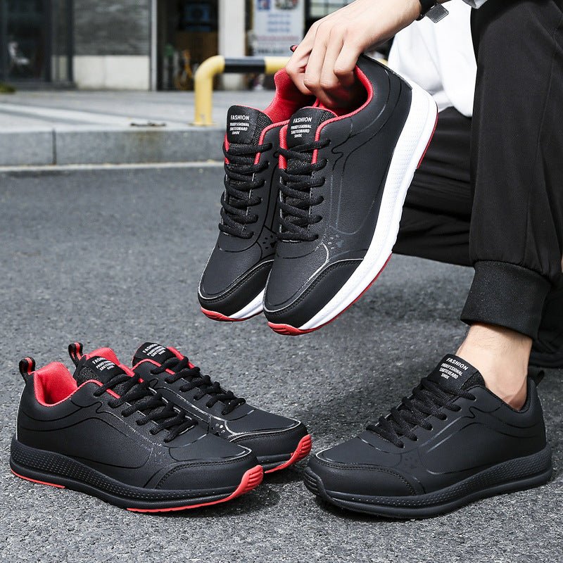 Leather Casual Men's Running Shoes - Alsy store