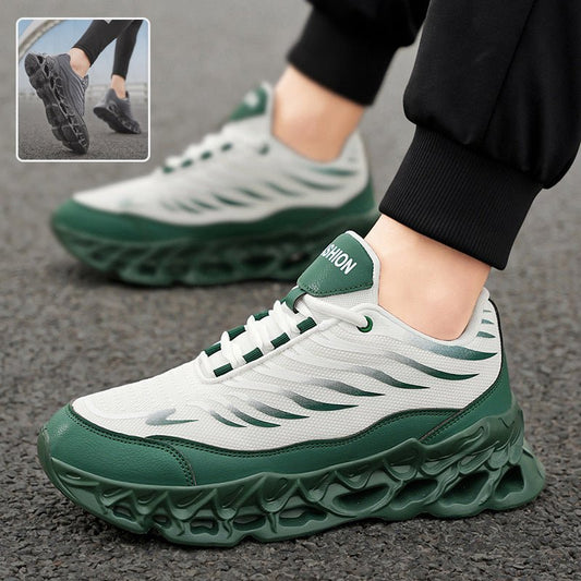 Men's Lace - up Sneakers Thick - soled Daddy Vulcanized Shoes Outdoor Running Sports Casual Shoes - Alsy store