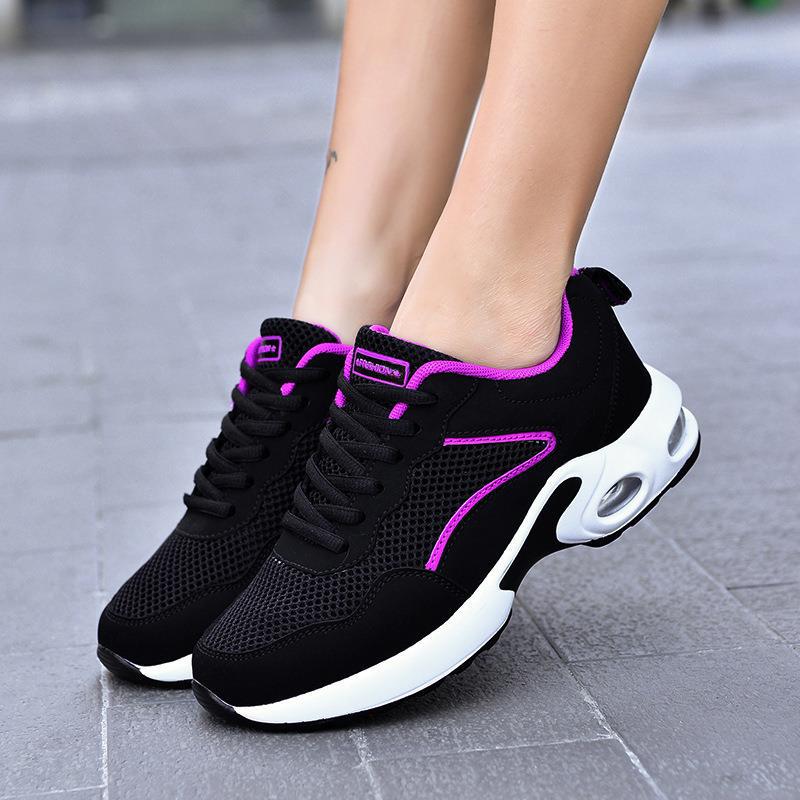 Women's Shoes Autumn and Winter Cross - border Flat Trendy Shoes 2022 New Korean - style European and American Air Cushion Casual Flying Woven Sports Shoes for Women - Alsy store