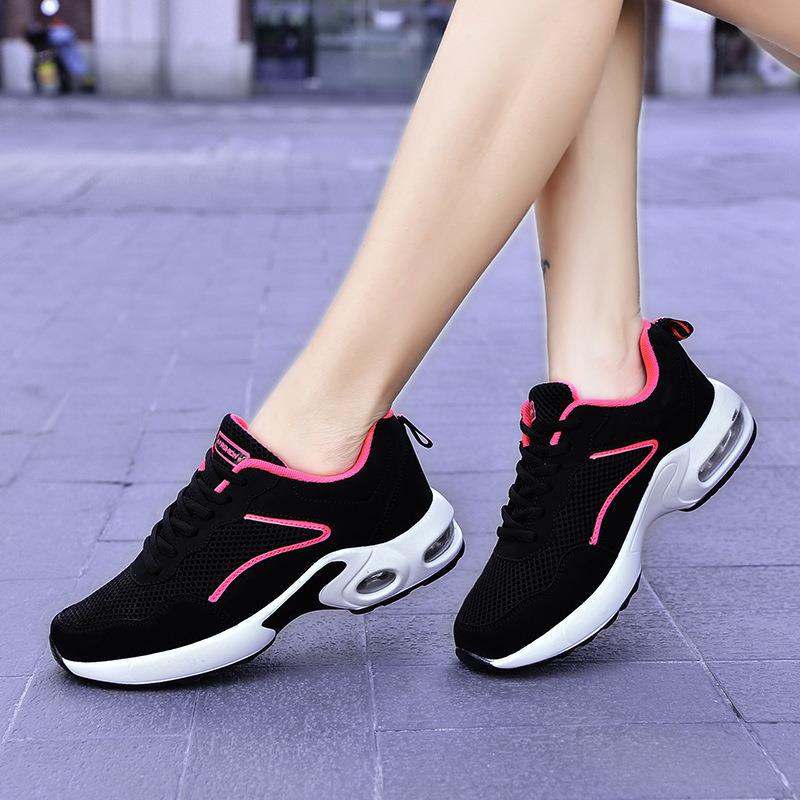 Women's Shoes Autumn and Winter Cross - border Flat Trendy Shoes 2022 New Korean - style European and American Air Cushion Casual Flying Woven Sports Shoes for Women - Alsy store